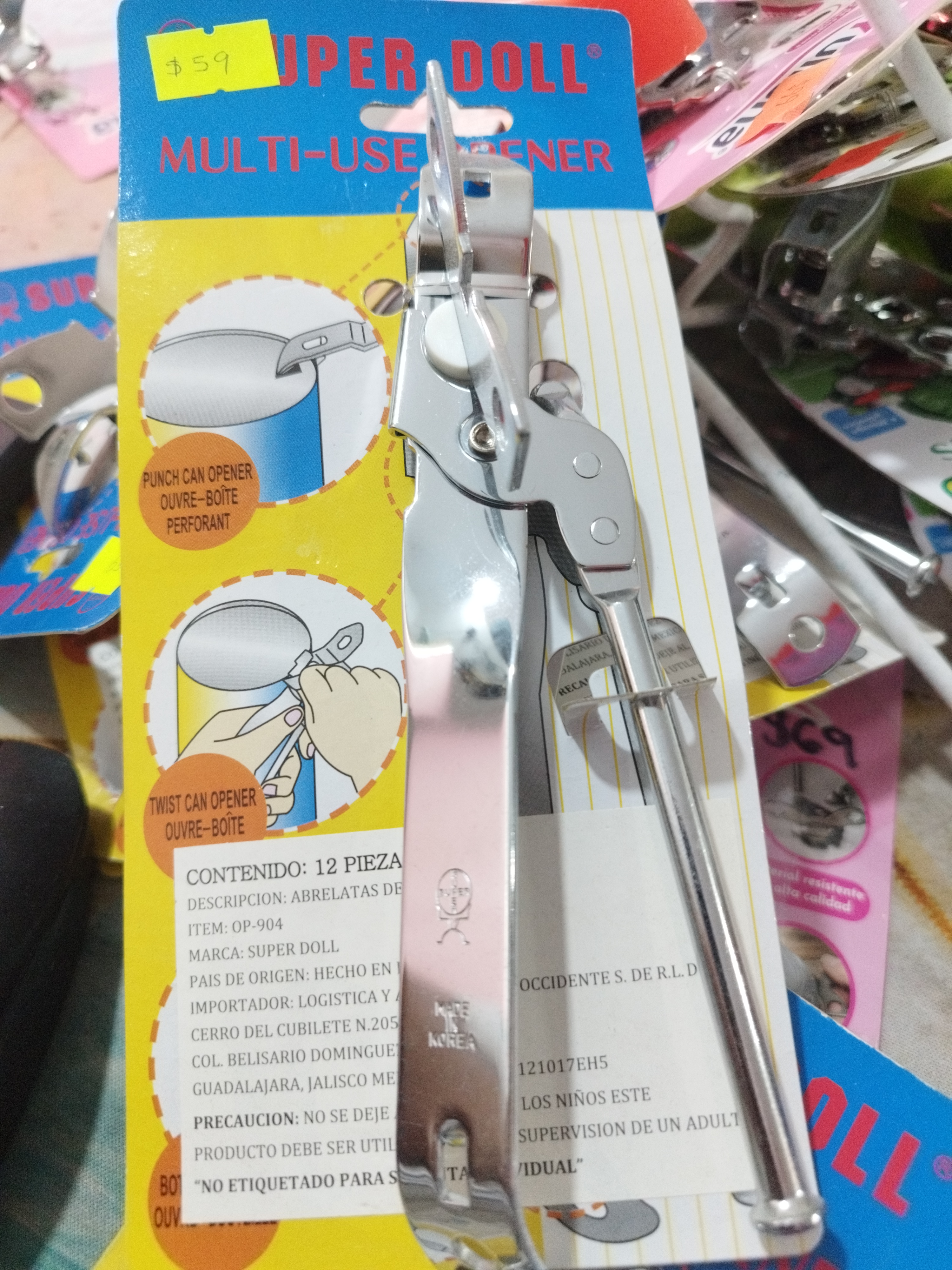 Abrelatas Super Doll